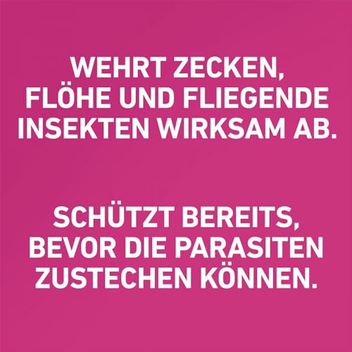 FRONTLINE TRI-ACT Hund L gegen Zecken, Flöhe & Mücken (große Hunde 20 bis 40 kg) - 6X Pipetten für bis zu 6 Monate Schutz - wasserfest - perfekt auf Reisen