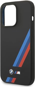 Cover Chiave Bmw Custodia Per IPhone 15 Pro BMW – Pelle Tricolore Nera Con Effetto Carbonio, Logo M In Metallo, Protezione Robusta Bmw Topcase