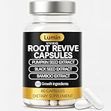 Lumin Root Revive Capsules– Hair & Scalp Care Formula with Biotin, Black Seed, Bamboo & Saw Palmetto Nourishes Thinning Hair – 17 Key Ingredients – 60 Count (1)