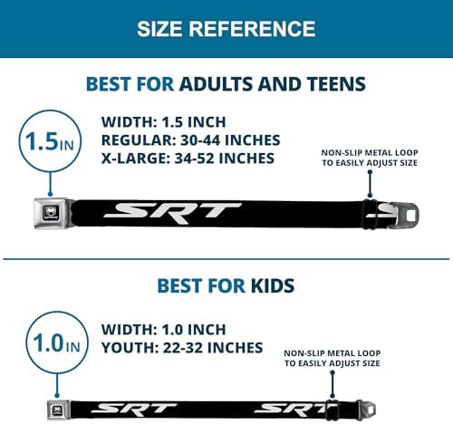 Buckle-Down 안전벨트 벨트 바이퍼 SRT 헬캣 XL — 사진 7