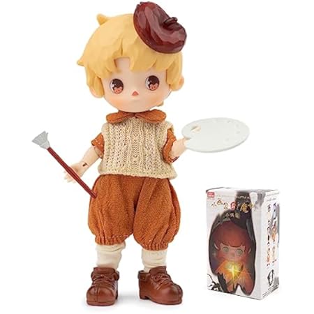 BEEMAI Puppet Kingdom Little Painter and Little Witch Series 1PC 1/12 BJD Dolls Cute Figures Collectibles Birthday Gift