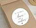 All You Need is Love and Cookies - Wedding Snack Bag Labels for Cookie, Sweets, and Dessert Favors - Set of 120 Stickers