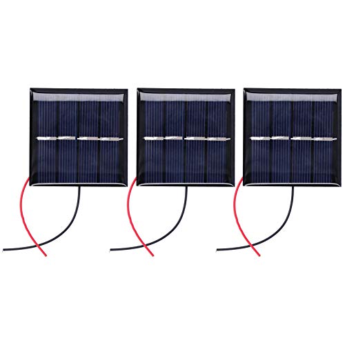 3 Stück Mini Solar Panel Solarzellen