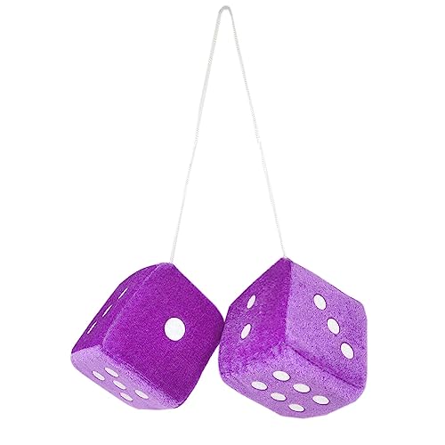 Permcoly Purple Plush Dice