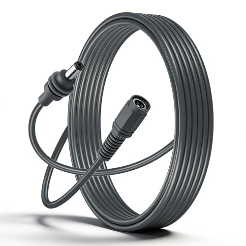 GINTOOYUN DC5521 Starlink Mini kabel zasilający wodoodporny DC 5,5 x 2,1 mm męski na żeński kabel przedłużający do Starlink Mini, routera Starlink, ładowarki prądu stałego itp