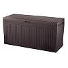 Keter Baule Comfy Marrone – 270 L di Capacità, In Resina, 116,7 x 44,7 x 57 cm