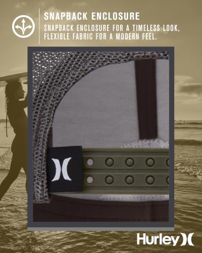 Image of Hurley Mens Hat - Beach Break Trucker Water Resistant Baseball Cap