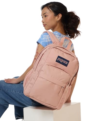 JanSport Big Day Pack Duży Plecak, Komora na Laptopa 15in, 43.5 x 19 x 32.5 cm, Misty Rose, Różowy