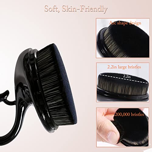 MHRYEZ Swan Shape Oval Foundation Brush #TOP21