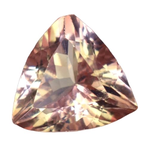 Topaze jaune naturelle facettée de 9,51 mm, pierre de prestige pour pendentif d'exception