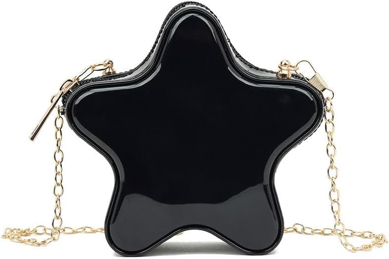 Girly HandBags Womens Faux Leather Star Small Cross Body Bag