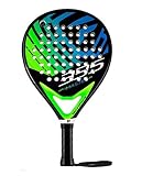 Construcción resistente Tecnifibre Wall Master 335 JR Raqueta de Padel, Adultos Unisex, Negra, Talla única