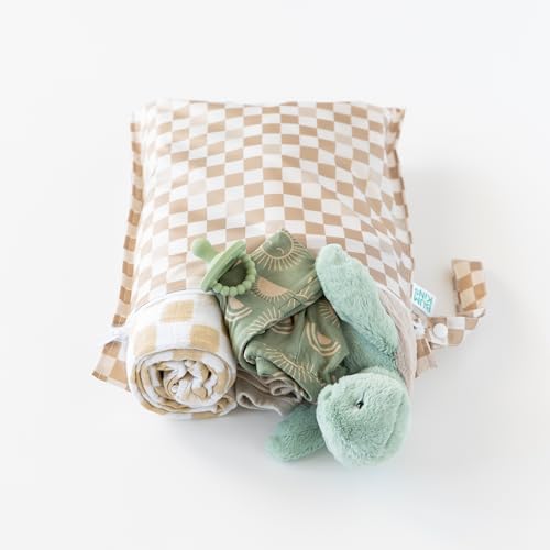 image for Bumkins Waterproof Wet Bag and Packing Pouches, TSA Airline Compliant,