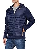 IZOD Herren Jacke Izod Herren Full Zip Mixed Media Jacket Jacke, Peacoat, M