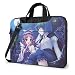 Produktbild Touhou Project Laptoptasche Laptop Menger Tasche, Laptop Umhängetaschen Polyester Menger Tragetasche Hülle mit Einstellbarer Tiefe unten 14 Zoll