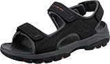 Skechers TRESMEN GARO, Sandalias para Hombre, Black Synthetic, 43 EU