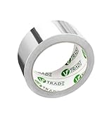 V1 TRADE Aluminium Klebeband Hitzebeständiges 48 mm x 25 m - 1 Rolle Wasserdichtes Alu Klebeband zum Reparieren von Metalloberflächen - Metallklebeband UV Beständig - Starke Aluband Selbstklebend