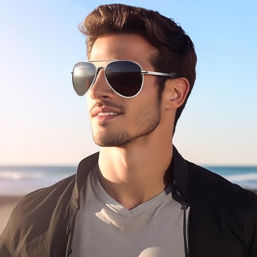Polarized Aviator Sunglasses for Men Women Driving Sun glasses Metal Frame UV400 Protection2