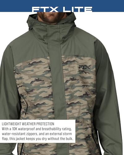 FROGG TOGGS Mens Ftx Lite Rain Jacket – Waterproof, Breathable, Stretch Comfort4