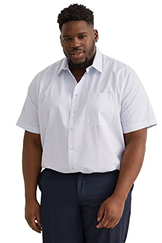 C&A Herren Hemd Kurzärmelig hellblau 4XL