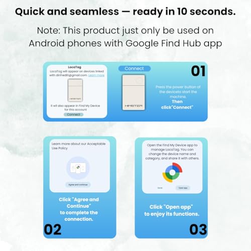 Image of Himster Smart Card Tracker for Android | No SIM Needed | Anti-Lost & Loud 75dB Alert | Ultra-Thin 2.85mm Item Finder-Wallets,Bags,Laptops, Tablets|3 Month Wireless Rechargeable Battery(White)