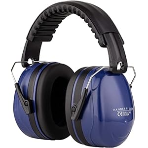 Gehörschützer – Leicht Faltbar und Komfortable Gehörschutz – Kapselgehörschutz mit Hochwertige Geräuschblockierung – Lärmschutz Kopfhörer für Man und Frau – Schutzkopfhörer fur Schiessen BAU Konzert