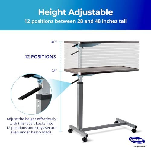 Table de lit Invacare pour lire et prendre ses repas au lit confortablement - 4