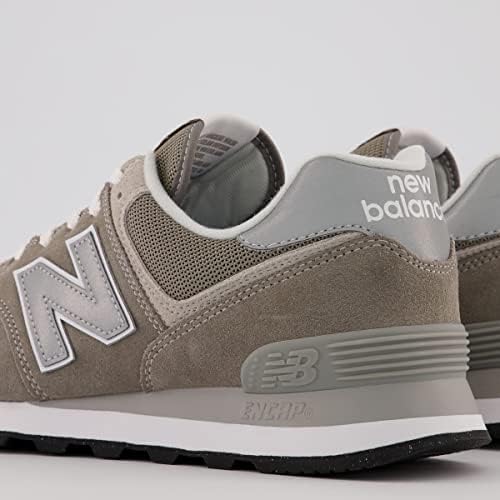 New Balance Men's 574 Core Sneaker, Grey/White, 4 | Image 7