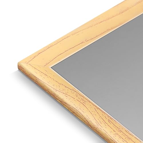 Image of upsimples 12x16 Picture Frame Natural 3 Pack, Scratch-Proof Poster Frames 12 x 16 for Photo Gallery - Slide-In Strips, Horizontal or Vertical Wall Mounting