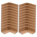 PRETYZOOM 20 Stück Kantenschutz Aus Papier 3-seitiger Verpackungskantenschutz Robust Für Versandkartons Und Möbelverpackungen Schutz Für Kartonecken Und Platten 120x30x4mm