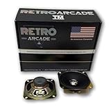 RetroArcade.us ra-spk 4'' Round Replacement Jamma Speaker: 5w rms - 8 ohm