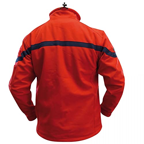 Blouson softshell Sécurité Incendie SSIAP veste agent intervention rouge - 3