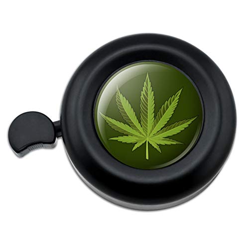 GRAPHICS & MORE Marijuana Leaf Design Cannabis Pot Bicycle Handlebar Bike Bell