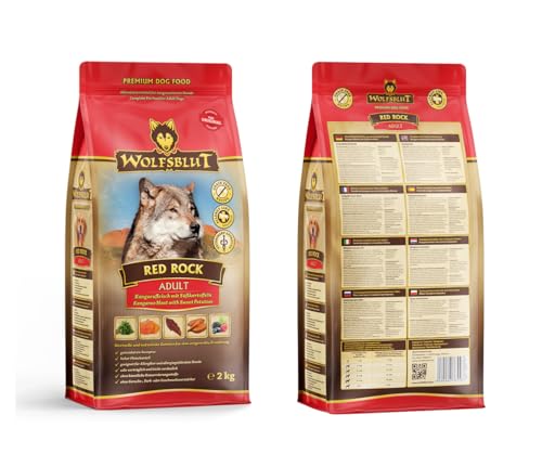 Wolfsblut Hund Adult | Trockenfutter | Multi Bundle | Mix Paket | Sparpaket | 2 x 2 kg | Verschiedene Sorten (2 x 2 KG, Red Rock)