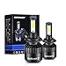 INFITARY H7 LED Headlight Bulbs Conversion Kit,All-in-One 10000LM 6500K COB High Low Beam Super Bright Cool White Plug Play Fog Light Car Headlamp LED Headlight Bulbs
