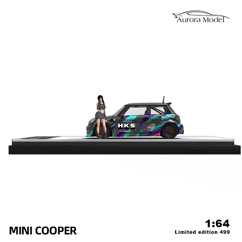 Amazon | 1/64 Aurora model MINI COUPER LBWK ミニクーパー HKS