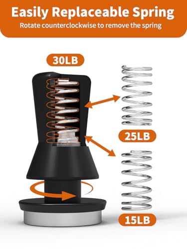 Image of 53.3mm Espresso Tamper, Coffee Espresso Accessories with Ergonomic Handle