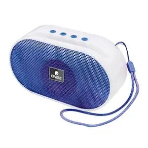 ONBIZ Newly Launched Fusion Hook 5W Bluetooth Speaker, 6 Hrs Playtime, 52mm Dynamic Driver, Bluetooth 5.0 Connectivity, TF Card/USB Playback, TWS Pairing & Integrated Controls (Blue)