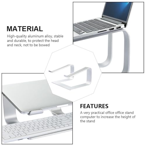 Soporte ajustable de aluminio para laptop y tablet miniatura 3