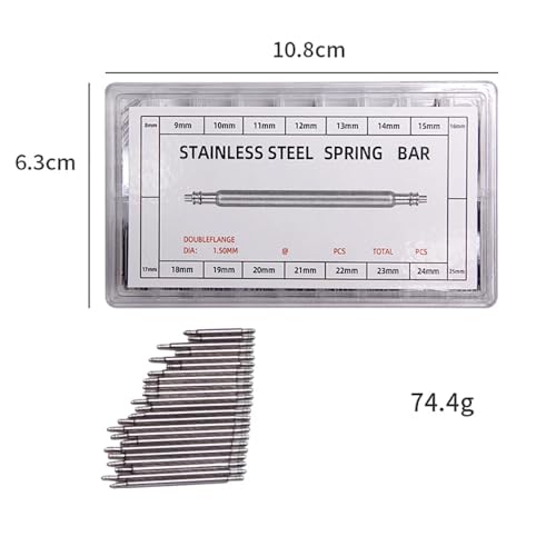 Toplionace Kit de Réparation de Bracelet de Montre Professionnel Amélioré pour Retirer le Bracelet et Remplacer la Batterie Kit de Réparation de Montre – vue 6