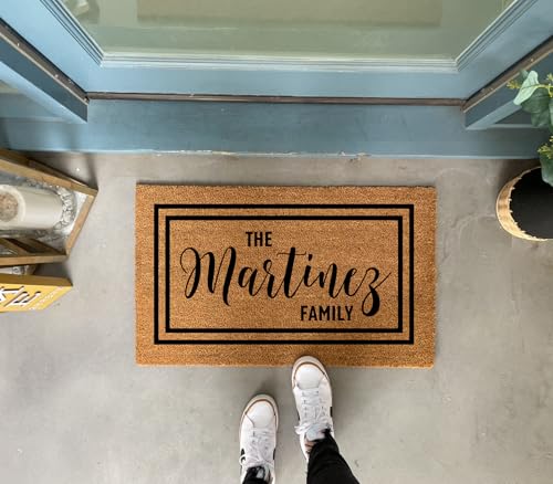 Clicked Craft Personalized Surname Family Name Doormat thumb #1