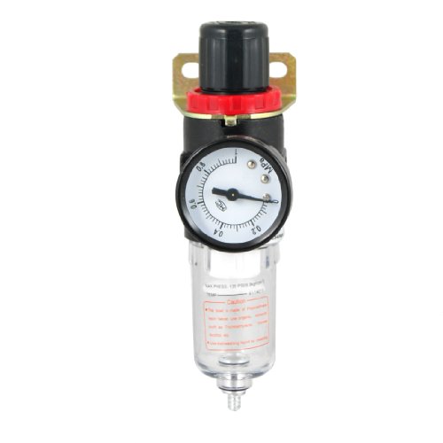 Sourcingmap AFR - 2000 Adjustable Polycarbonate Air Pneumatic Filter Regulator