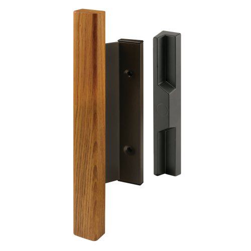 PRIME-LINE Products C 1173 Sliding Door Handle Set, Heavy Duty Handle, Bronze