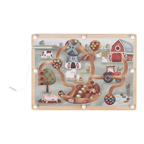 Little Dutch 7164 Magnet-Spiel Labyrinth Bauernhof - Little Farm