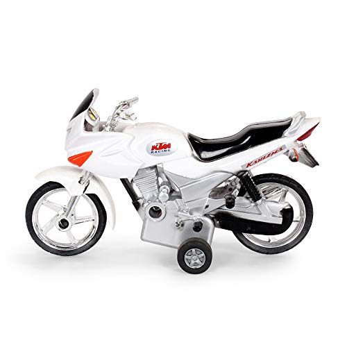 Image of Centy Toys Plastic Pull Back Car, 1 Pull Back Car, Multicolour & Karizma Bike (Colors May Vary) - Adult