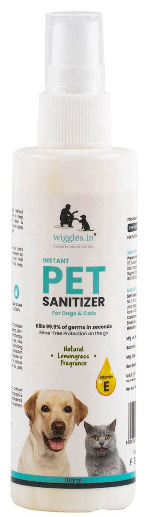 See full amazon price history chart for Wiggles Pet Sanitizer Spray Dogs Cats, 100ml - Vet Approved Kills Germs Instantly - Holy Basil, Lemongrass, Lavender, Aloe Barbadensis Extract Wiggles Pet Sanitizer Spray Dogs Cats, 100ml - Vet Approved Kills Germs Instantly - Holy Basil, Lemongrass, Lavender, Aloe Barbadensis Extract (B0928TVKCK) Amazon Price History, Amazon Price Tracker