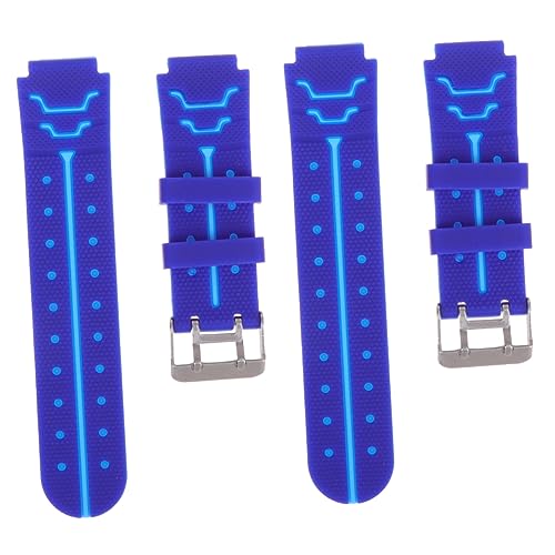 Holibanna 2pcs Boy Girl Watch Strap Replacement Creative Band for Boy Girl Comfortable Ergonomic Design Attractive Patterns for Boys and Girls for Active Lifestyles