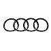 Produktbild A5 (B9 F5) Sportback Zeichen Heckklappe Ringe Black Edition Emblem Blackline Logo, nur für Sportback