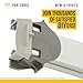 PartsBroz WPW10195623 Dishrack Slide Rail Track - Compatible With Whirlpool KitchenAid Kenmore Maytag Dishwasher - Replaces AP6016779 W10195623 1872169 PS11750072 W10324563 W10331879
