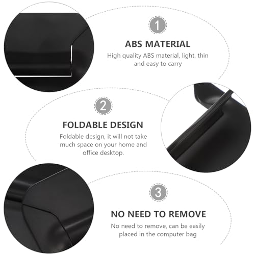 Soporte portátil plegable para laptop Toddmomy negro miniatura 7